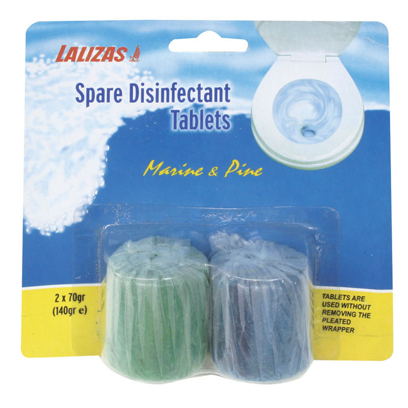 Spare Disinfectant Tablets for &apos;DSRU&apos; Marine, &amp; Pine (2 Tablets)