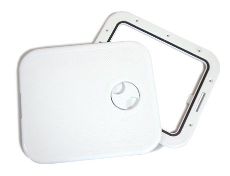 [11105] INDUSTRIAL Access Hatch w/Detach.Cover,316x360mm,White image