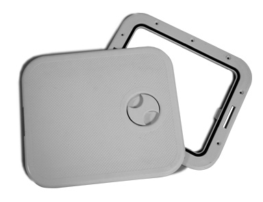 [11106] INDUSTRIAL Access Hatch w/Detach.Cover316x360mm,Grey image
