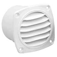 [12410] Ventilation Shaft Grilles Ø65-70mm, White image