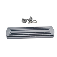 [15680] Set Ladder Step w/fittin. f/Ø22mm tube, L.26cm,Grey image