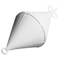 [16412] Mooring Buoy, Bi-conical, Rigid Plastic, Ext.Ø220mm, White image