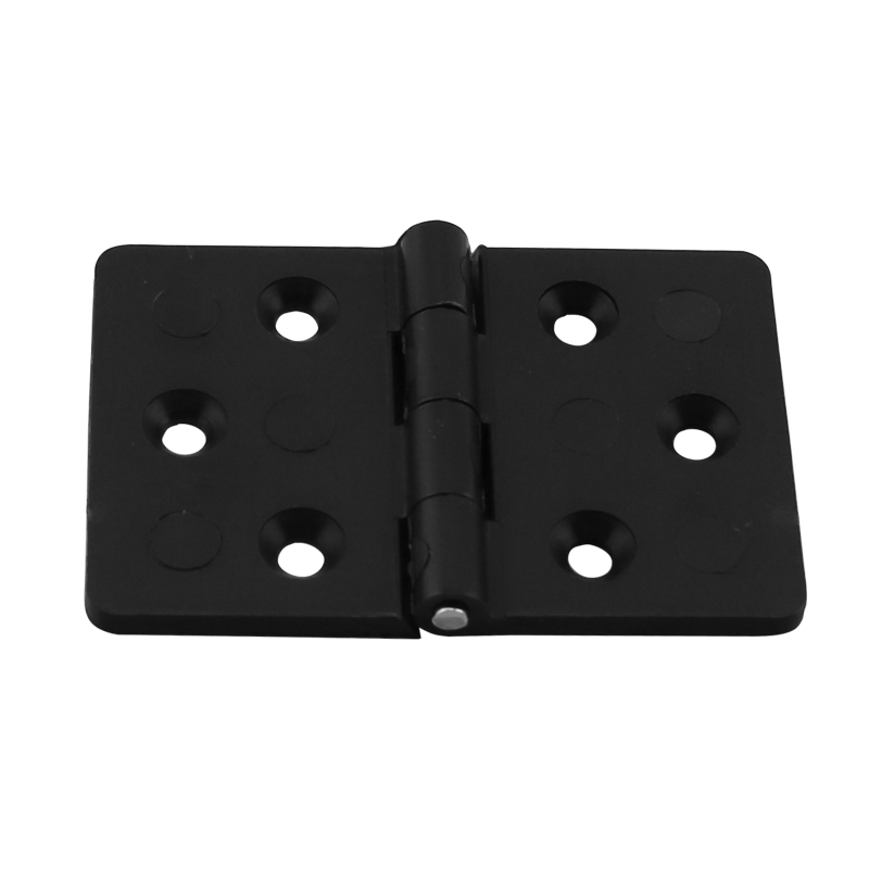 [16673] Hinge Polyamide, Rectangular 60x40x3mm, Black image