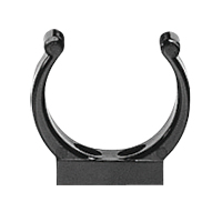 [16702] Plastic Support Clip, Ø16mm, Black image