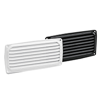 [16311] Ventilation Shaft Grilles Cover, 200x100x8mm, Black image