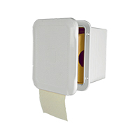 [195263] Case for Toilet Paper w/ door, 160x160mm, White image