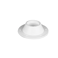 [196163] Table Bottom Plate, Deck-mount, Ø190mm-Η.55mm, White image