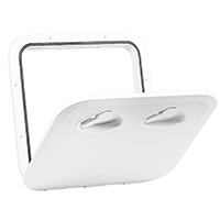 [196331] TOP LINE Hatch, White, 370x375mm, ISO12216 image