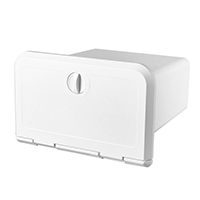 [196363] Storage Hatch for VHF/RadioCD, 180x285x255mm , White image