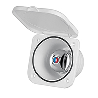 [196392] Case w/ Mixer Tap, w/Lid, 95x95mm, White image