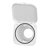 [196399] Case for Shower Head, Square, w/Lid, 95x95mm, White image