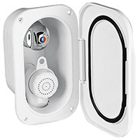 [196409] Case w/Shower &Mix. Tap, 3m Hose, Lid w/Gask.White image