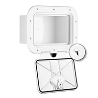 [196571] CLASSIC Storage Hatch w/Lock, White, 275x375mm image