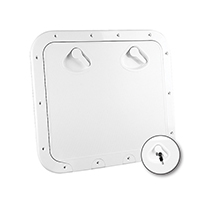 [196620] CLASSIC Hatch w/Lock, White, 463x517mm image