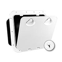 [196622] CLASSIC Storage Hatch w/ Lock, White, 463x517mm image