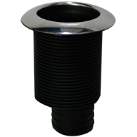 [197000] Thru-Hull 1 ½'' w/Displ.HoseBarb Ø31mm Inox Fl. L87mm image