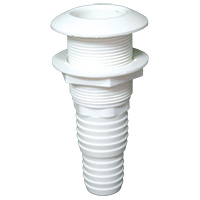 [23671] Thru-Hull Easy Mount 1 1/4'', f/Hose Ø28/35mm, White image