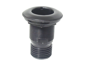 [31351] Thru-Hull w/Fl.Flange,1 7/8'', for Ø39mm Hose, Black image