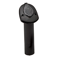 [37659] Rod Holder, w/ Cap, Plastic, Ø40mm, H.230mm, Black image