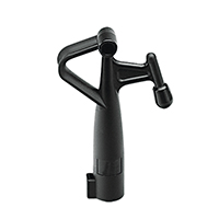 [38579] Hook Plastic, Female, Ø25mm, Black image