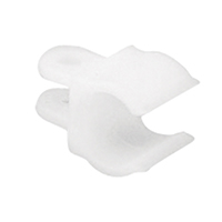 [43105] Mounting Clip 10mm for Bim. Top, Ø25mm Tube, White image