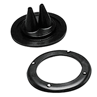 [43155] Cable Boot Splited w/Screwed Ring, Ø115mm, cut-out Ø105mm, Black image
