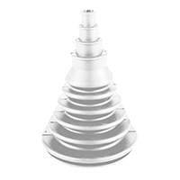 [43165] Cable Boot Flushmount, Ø115mm, cut-out Ø76mm White image