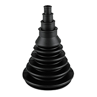 [43167] Cable Boot Flushmount, Ø115mm, cut-out Ø76mm, Black image