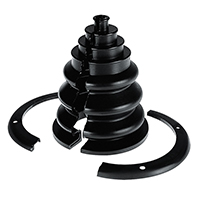 [43168] Cable Boot w/Screwed Ring, Ø108mm, cut-out Ø60mm, Black image