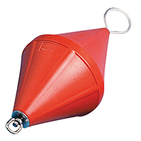 [43441] Mooring Buoy,Bi-conical,w/Foam & Galv. Steel Rod,Ø320x660mm,Orange image