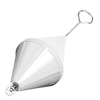 [43445] Mooring Buoy Bi-Conical, w/Foam & Galv.Steel Rod,Ø320x880mm,White image