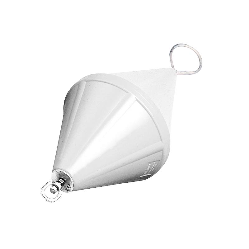 [43442] Mooring Buoy,Bi-conical,w/Foam &Galv. Steel Rod,Ø320x660mm,White image