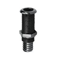 [43508] Thru-Hull w/St.Flange, 7/8'',w/Hose Barb Ø25mm,White image