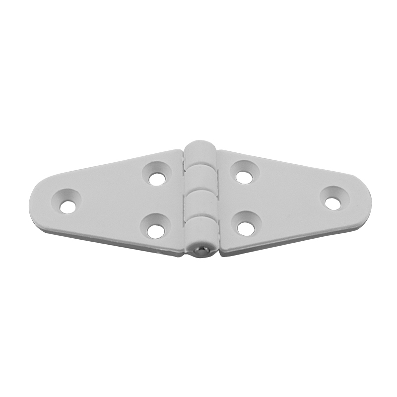 [43667] Hinge Polyamide, Double Oval, 110x40x4.5mm, White image