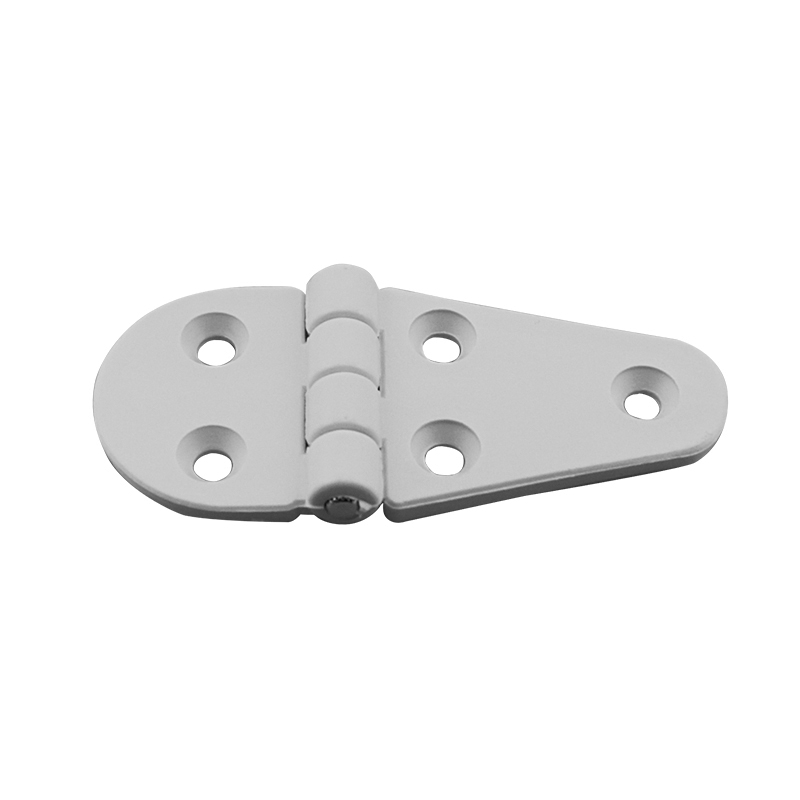 [43682] Hinge Polyamide, Semi-Oval, 90x40x4.5mm, White image