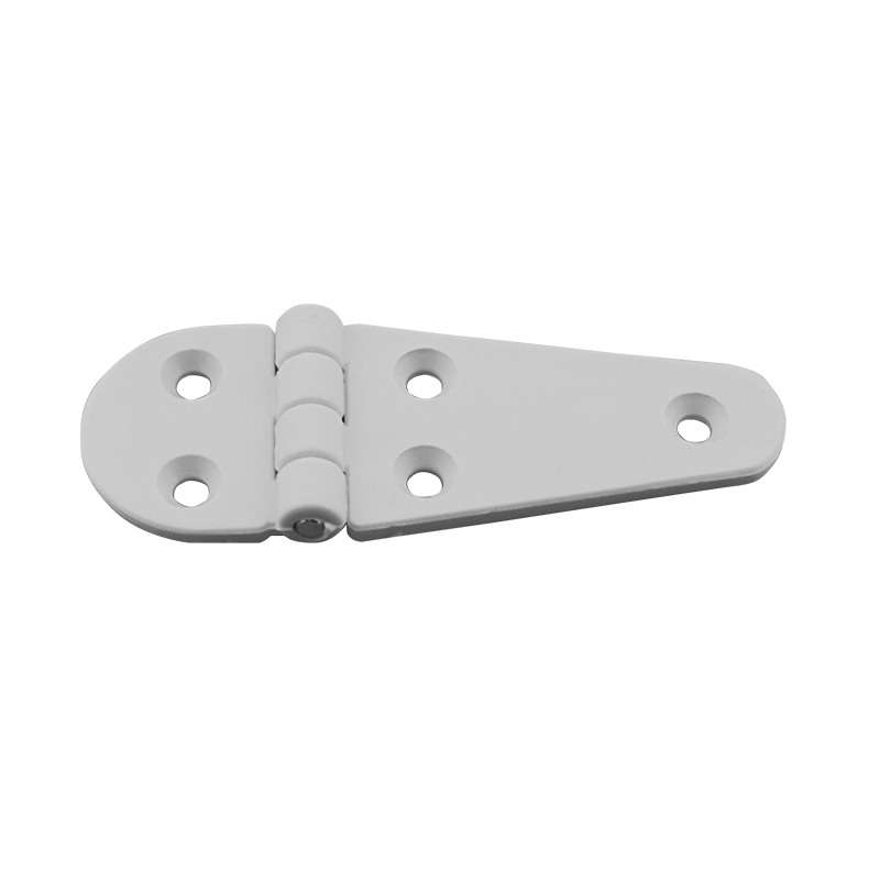 [43685] Hinge Polyamide, Semi-Oval, 108x40x4.5mm, White image