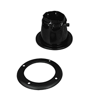 [43756] Cable Boot Adjustable w/Screwed Ring, Ø105mm, cut-out Ø85 Black image