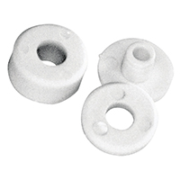 [43835] Windshield Spacer & Screw Caps White image