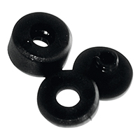 [43836] Windshield Spacer & Screw Caps Black image