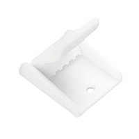 [43871] Buckle for 25mm Webbing, Plain, Plastic, White image