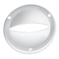 [44551] Ventilation Clam Shell Cover, Round, Ø87mm, White image