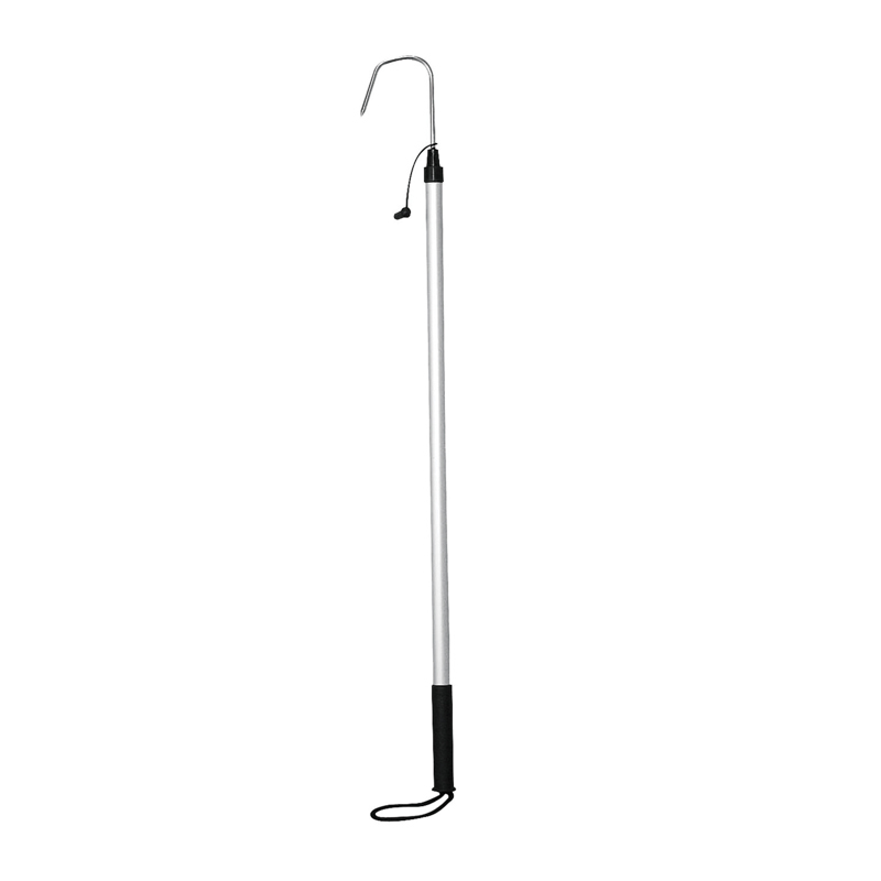 [44582] Gaff w/ Anod. Alumin. Pole Ø25mm, L.1370mm & Inox Hook Ø8mmxW.100mm image