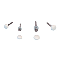 [44914] Cap & Washer for Screw, Ø3.5mm, Plastic, White image