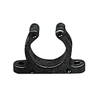 [45192] Plastic Support Clip, Screwed, Ø15mm, Black image