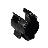 [45229] Plastic Support Clip, Adjustable, Ø25/32mm, White image