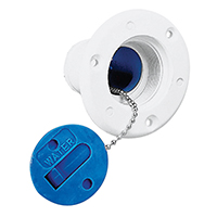 [45298] Plastic Deck Filler Ø38mm for Water, White image