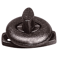 [45358] Twist Studd & Clinch Plate, Ø29mm, 35x17mm, Black image