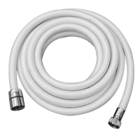 [196086] Shower Hose Braid, 5m, 1/2''-3/8'' threads, Ø13mm, White image