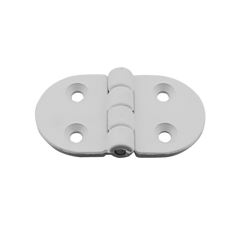 [43679] Hinge Polyamide, Round, 70x40x4.5mm, White image