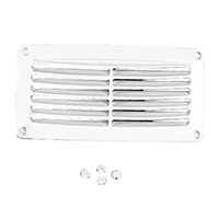 [47065] Ventilation Shaft Grilles Cover, 206x105,4x16mm, White image